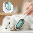 Clean Cat Grooming Brush with Wipes: Ultimate Pet Hair Removal Solution  ourlum.com   