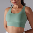 Women's High Stretch Yoga Bra Tank Top for Gym Workouts