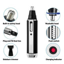 4-in-1 Rechargeable Nose Hair & Beard Trimmer: Versatile Grooming Tool  ourlum.com   