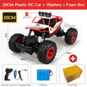 ZWN Off-Road 4WD RC Car With LED Lights - Ultimate Remote Control Truck  ourlum.com 28CM Red 1B Plastic  