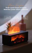 Flame Effect Ultrasonic Aroma Diffuser and Humidifier