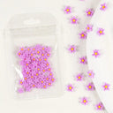 4.5g Acrylic Flower Nail Art Decoration Mixed Size White Rhinestones Silver Gem Manicure Tool Accessories For DIY Nail Design  ourlum.com 50PC-WBH05  