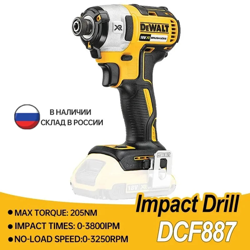 DEWALT 18V Brushless Impact Driver - 205NM Cordless Power Tool for DIY & Professionals