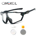 OMEKOL Brand New Photochromic Cycling Sunglasses Men Women