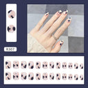 Chic Holiday Pink French Press-On Nails Set 24 Designs