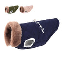 Winter Waterproof Pet Jacket with Fur Collar: Cozy, Stylish, Small Dog Clothing  ourlum.com   