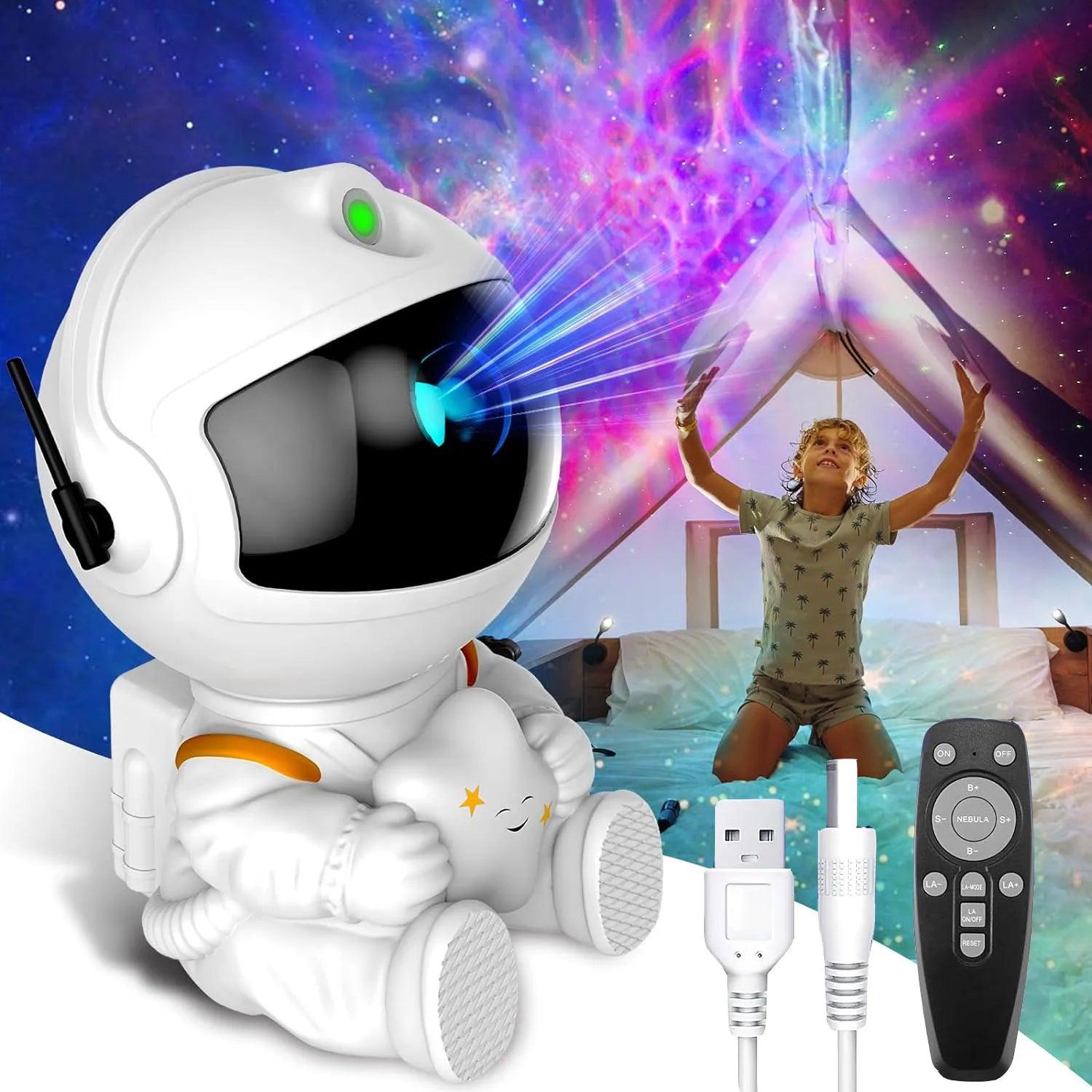 Astronaut Projector LED Night Light Galaxy Star Projector Lamp