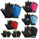 Half Finger Cycling Gloves for Men and Women - Anti-Slip