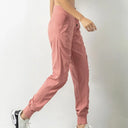 Sweatpants Fabric Drawstring Running Sport Joggers Women