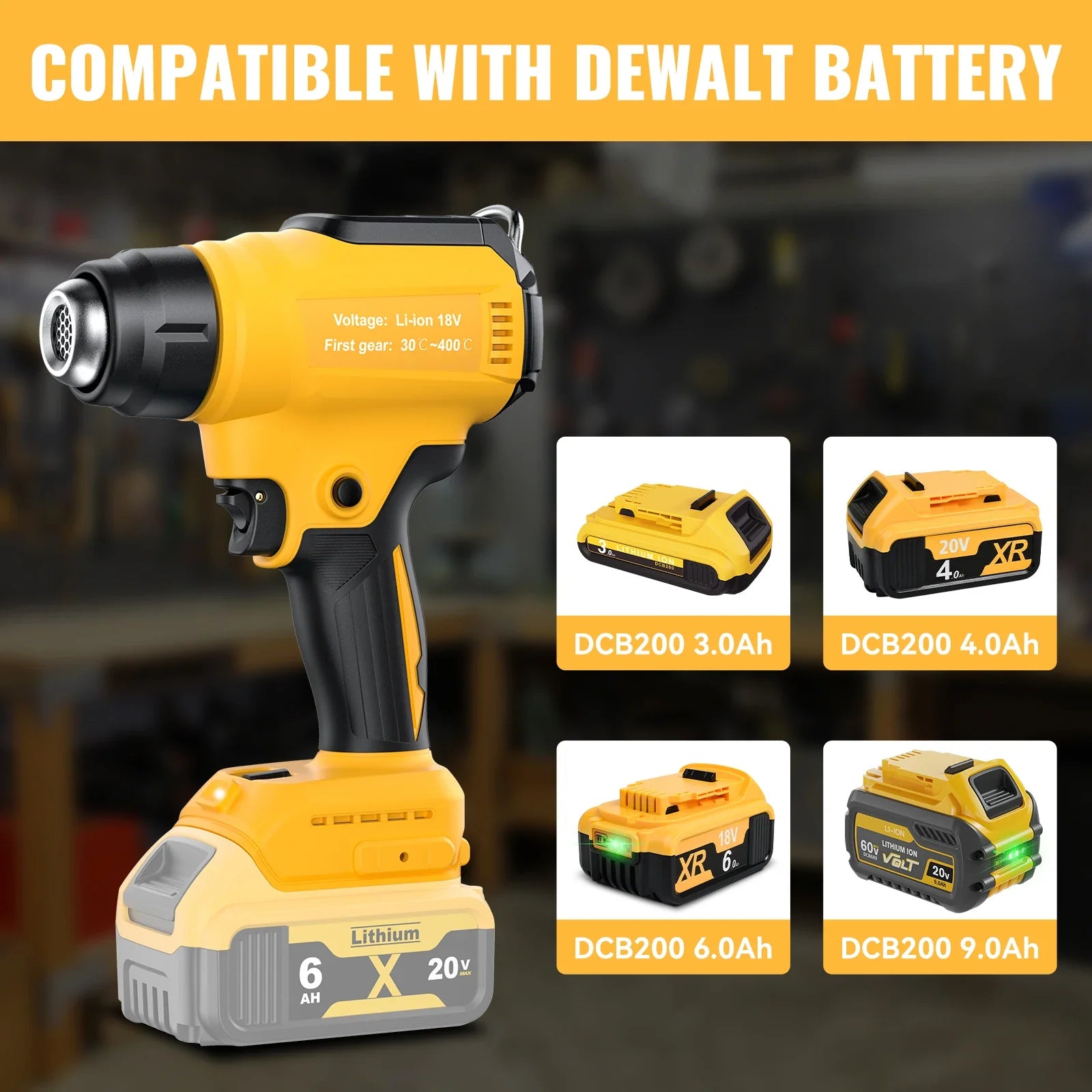 Dewalt 20V Cordless Heat Gun Fast Heating Soldering Tool