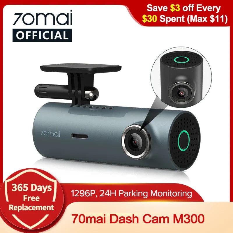 70mai Dash Cam M300 Car DVR: Enhanced Night Vision Safety  ourlum.com   