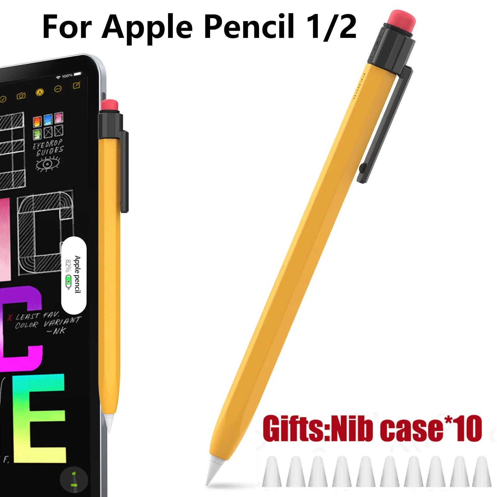 Apple Pencil Silicone Case: Stylish Anti-fall Stylus Cover for Enhanced Protection  ourlum.com   