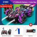 WLtoys F1 Drift RC Car: LED Lights, Music, Gesture Control, Stunt Car, Electric Children Toys  ourlum.com 21003-Two Remote-1B 1  