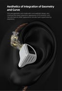 KZ ZVX Earphones Dynamic HIFI Bass Earbuds In Ear Monitor