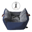 Cozy Dog Car Seat: Secure, Nonslip Pet Carrier with Armrest Box Booster  ourlum.com Navy blue 60 X 60 X 35 CM 