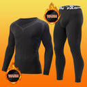 Men's 2-Piece Thermal Long Sleeve Athletic Set for Fall