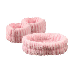 Coral Fleece Headband Set: Stylish Waterproof Hair Accessories