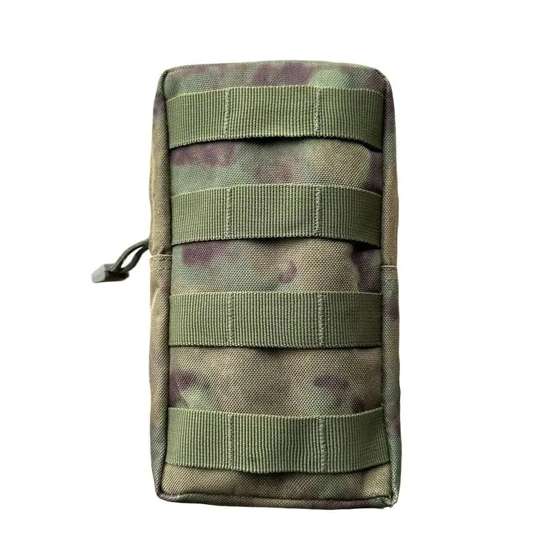 Outdoor Tactical Molle Waist Bag Oxford ATS-Camouflage Storage Fanny Pack for Hunting Backpack Tactical Vest Attachment