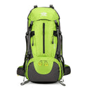 50L Hiking Backpack Waterproof Camping Pack with Shoe Compartment