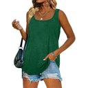 Elegant Dolphin Hem Tank Top Summer Fashion Upgrade for Women