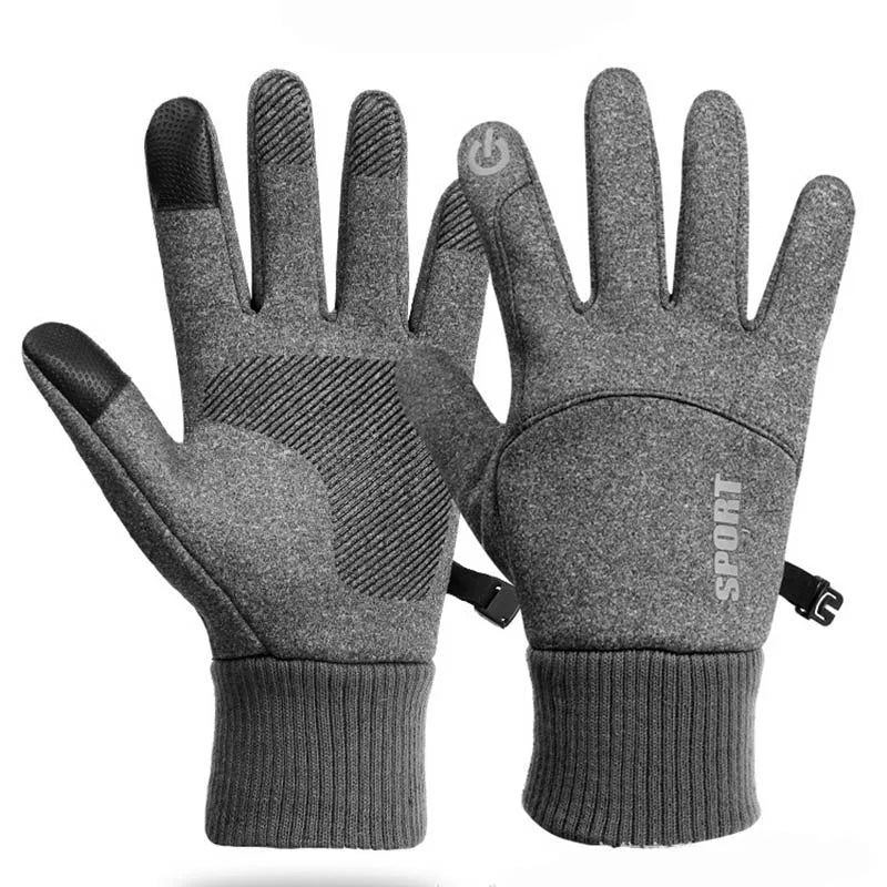 Winter Waterproof Men's Gloves Touchscreen Windproof Sports Fishing Driving Motorcycle Ski Non-slip Warm Cycling Women Gloves