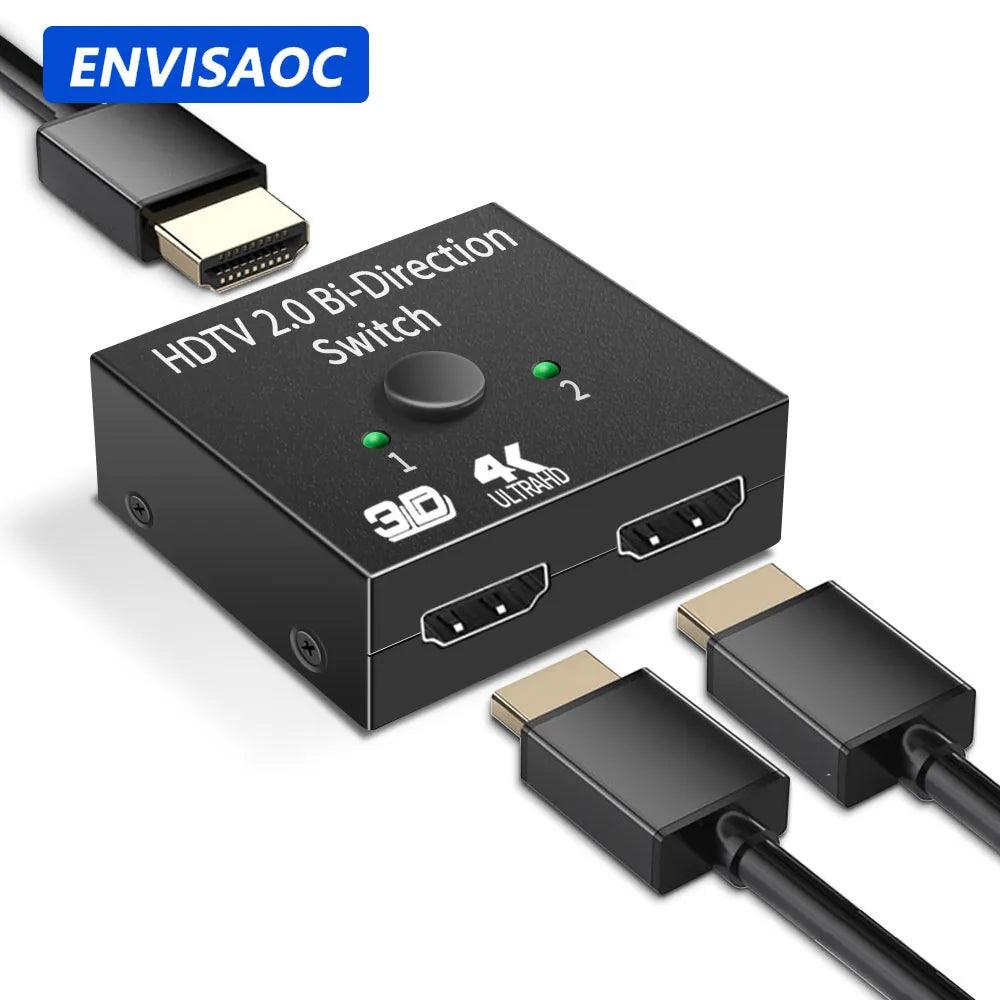 HDMI Splitter Switch: Seamless Switcher for PS4 TV Box  ourlum.com   