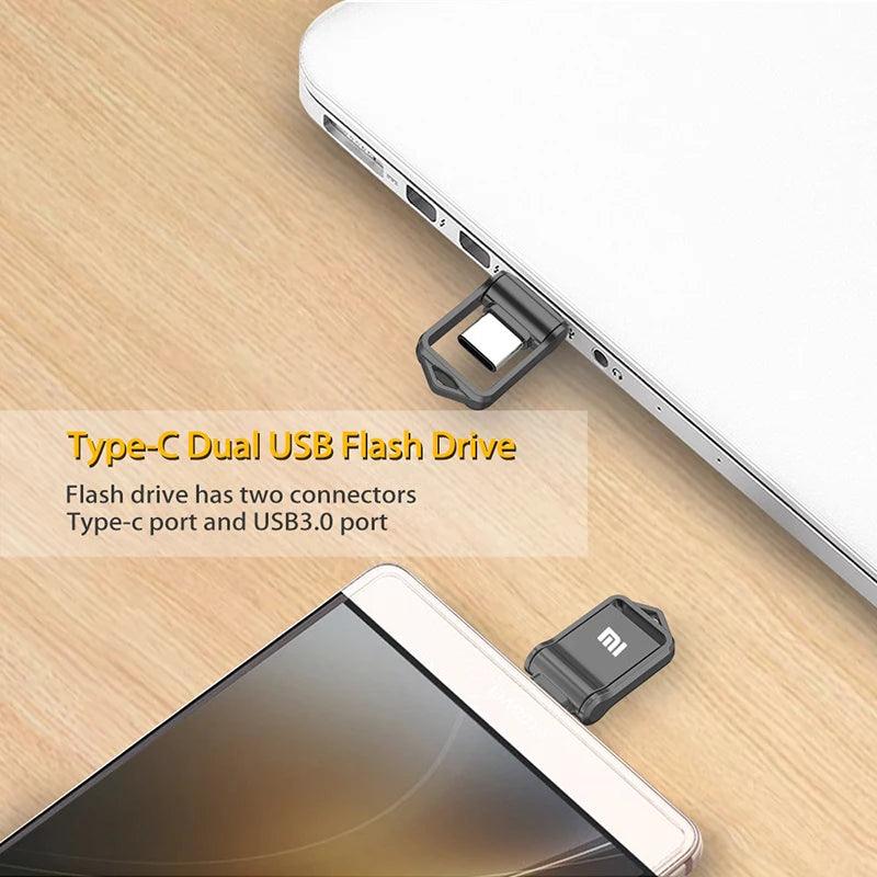 Xiaomi 2TB USB Flash Drive with Type-C Interface - High-Speed Data Transfer and Waterproof Design  ourlum.com   