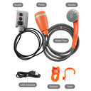 Rechargeable Portable Outdoor Shower System for Travel