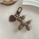 Cute Cartoon Balloon Dog Keychains for Whimsical Gift