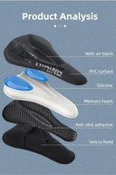 Comfortable Gel Memory Foam Bicycle Saddle Cover Cushion