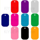 100Pcs Dog ID Tags Customized Engraved Aluminum Plates Bulk