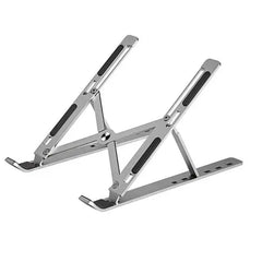 Aluminum Laptop Stand: Adjustable Foldable Lap Top Base for Comfortable Typing