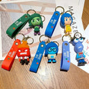 New 3D Anime Figures Keychain Doll Toys INSIDE OUT Gift