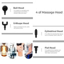 Compact Multifunctional Electric Massage Gun for Neck Relief