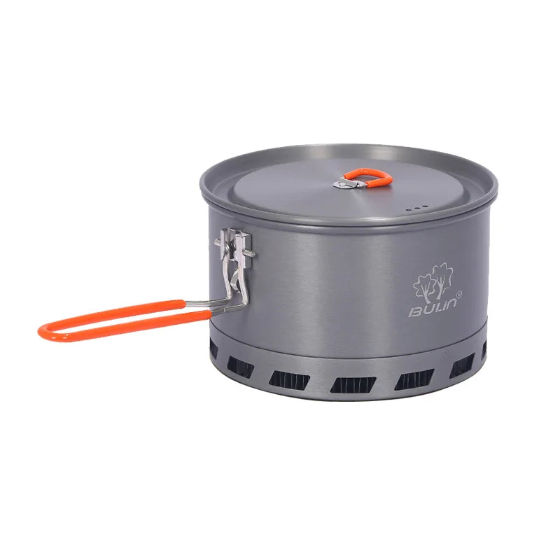 Ultralight 2L Aluminum Camping Pot - Durable Outdoor Cookware for Hiking and Picnics