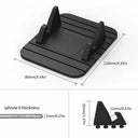 Silicone Car Phone GPS Holder Mat: Secure Dashboard Stand  ourlum.com   