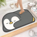 Cute Diatom Cartoon Bathroom Mat Super Absorbent Non-Slip