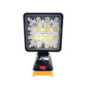 For Makita Dewalt Milwaukee 18V Li-ion Battery LED Work Light