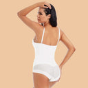 Silky Underwire White Bodysuit Shapewear for Women - Comfort & Confidence Boost