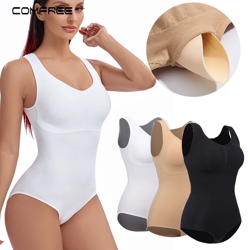 Seamless Tummy Control Bodysuit – Ultimate Shaper for Women’s Curves