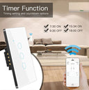 Smart WiFi Remote Touch Light Switch with Voice Control Option