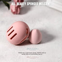 Beauty Sponge Holder: Silicone Makeup Puff Organizer Case