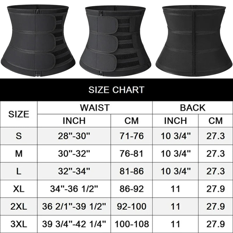 Men's Neoprene Waist Trainer Belt for Weight Loss & Enhanced Workout Performance