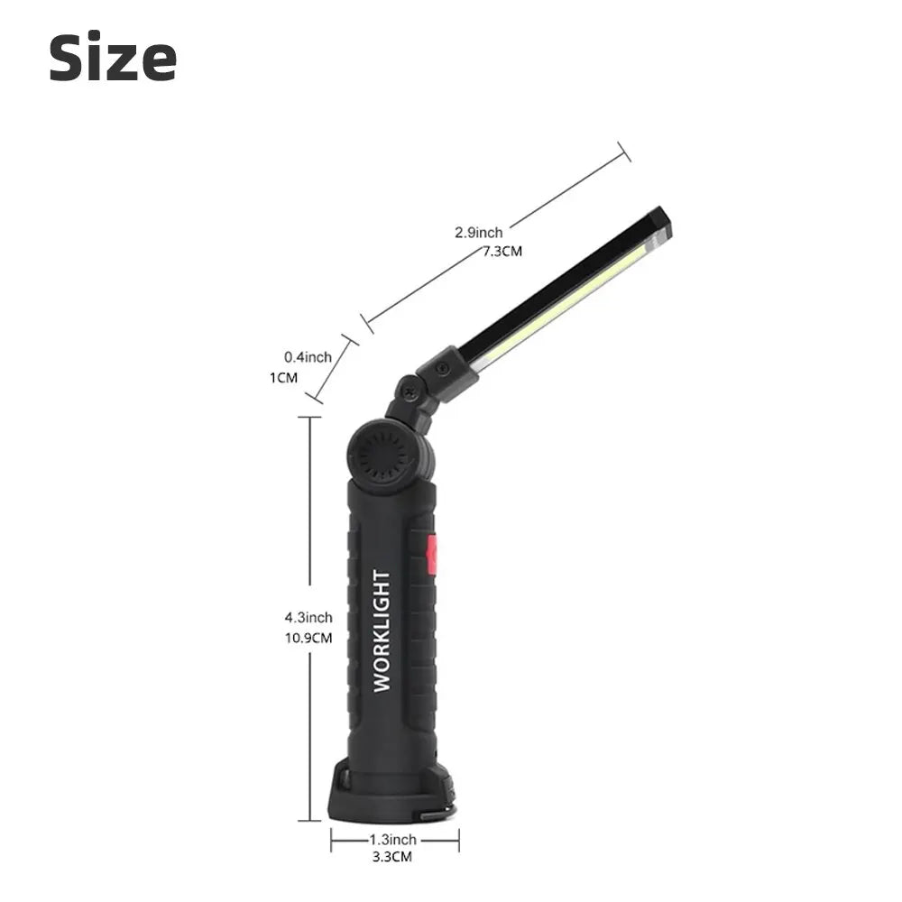 LED Camping Work Light: Rechargeable Torch for Night Jobs  ourlum.com   