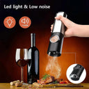 Electric Salt & Pepper Grinder Set USB Rechargeable LED Light Kitchen Tools  ourlum.com   