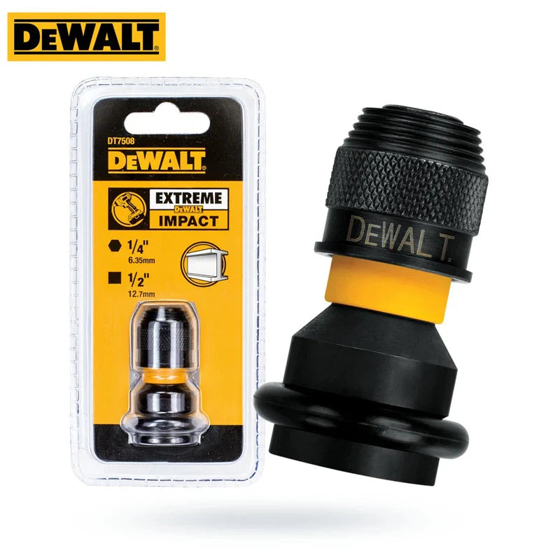 DEWALT Shockproof 1/4" to 1/2" Impact Adapter for Enhanced Electric Wrench Performance