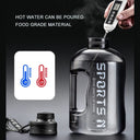 Large Capacity 1.7L/2.7L Sports Water Bottle for Gym