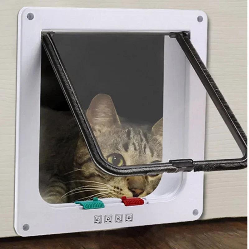 Dog Cat Flap Door: Secure Access for Pets in Multiple Colors  ourlum.com   