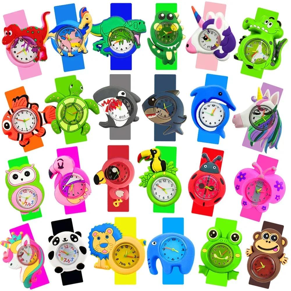 Animal Shape Kids' Slap Watch: Fun Timepiece for Boys & Girls  ourlum.com   