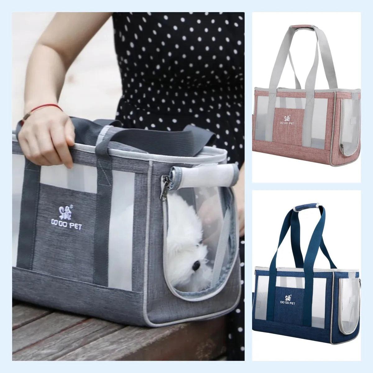 Pet Dog and Cat Portable Carrier Backpack: Stylish and Breathable Outdoor Pet Bag  ourlum.com   